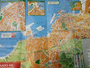 Mapa de Vigo