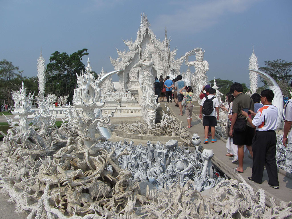 Templo blanco y triángulo de oro. Excursión desde Chiang Mai