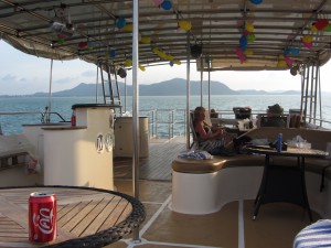 Barco en Tailandia