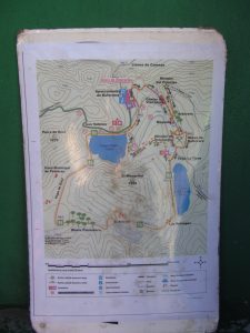 Mapa ruta Lagos de Covadonga