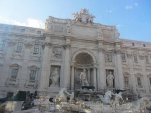 Fontana de Trevi en Roma