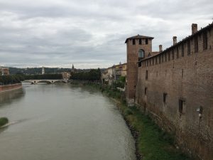 Vistas desde el  Castelvecchio de Verona