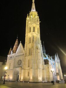 Parlamento de noche de Budapest