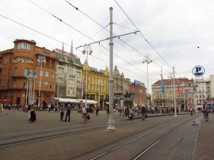 Plaza Ban Jelačić en Zagreb