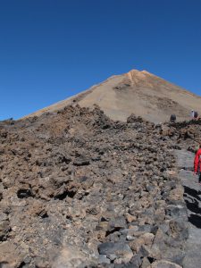 camino a la cima de El Teide
