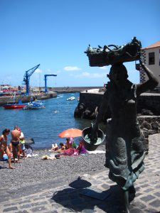 Estatua pescadores Puerto de la Cruz