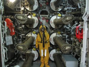 Sala de maquinas del submarino de Torrevieja