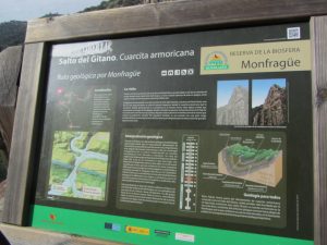 Cartel Salto del Gitano Monfragüe