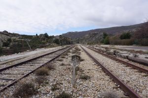 Vías de tren al penal de bustarviejo