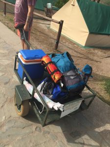 Carrito camping Islas Cíes