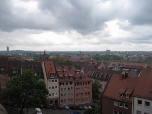 Vistas de Núremberg desde el castillo