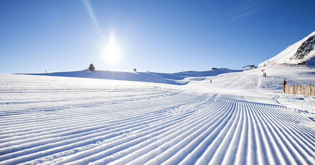 nieve pista de esquí