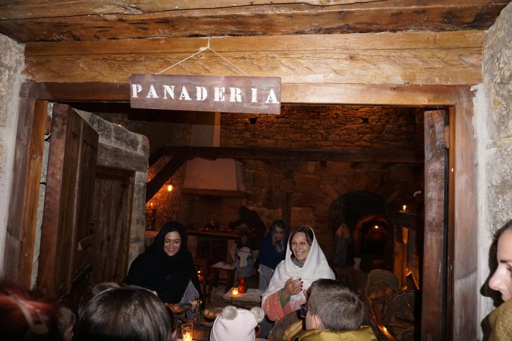 panadería escena histórica